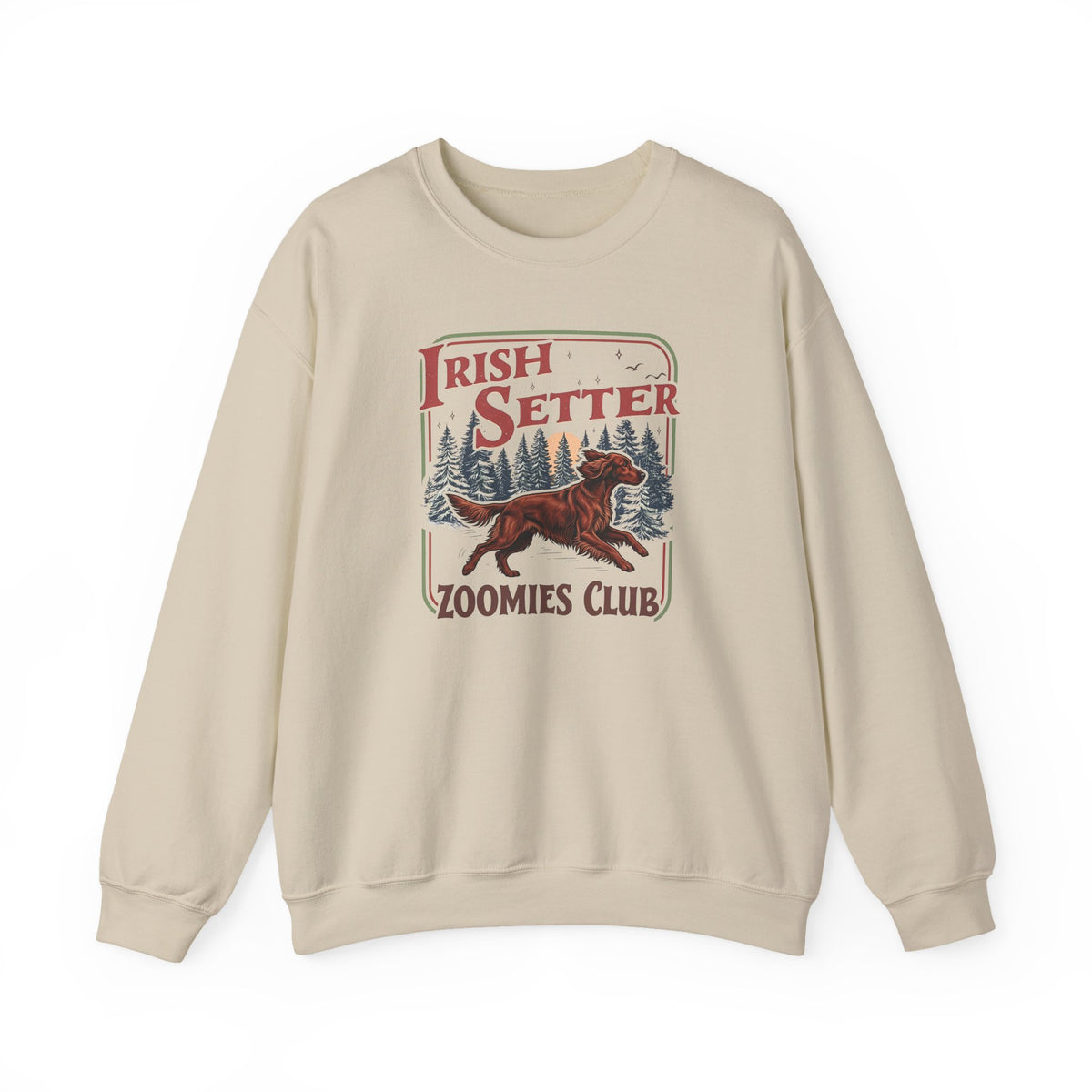 Irish Setter Zoomies Club Crewneck Sweatshirt