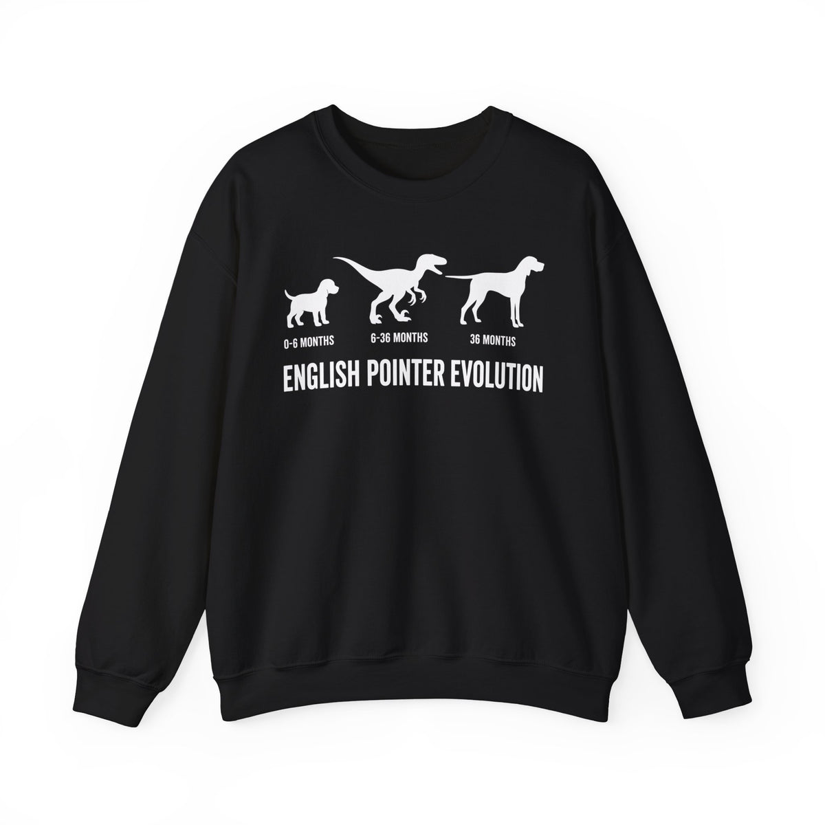 English Pointer Evolution Crewneck Sweatshirt