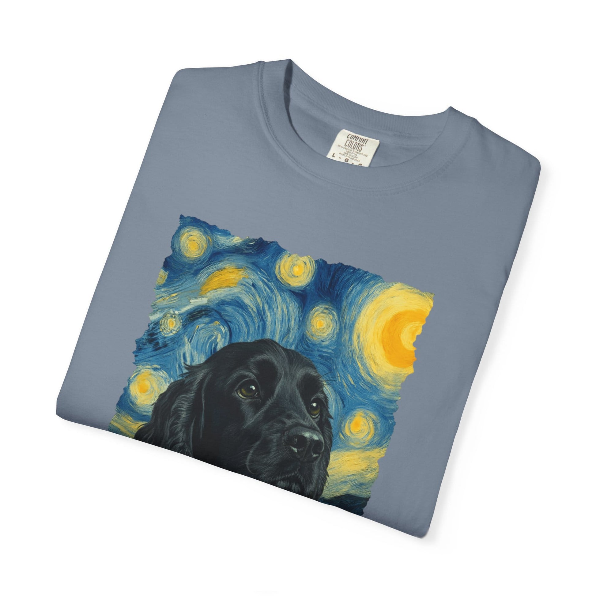 Black Cocker Spaniel van Gogh Premium Tee