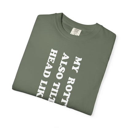 Rottweiler Tilts His Head Premium Tee