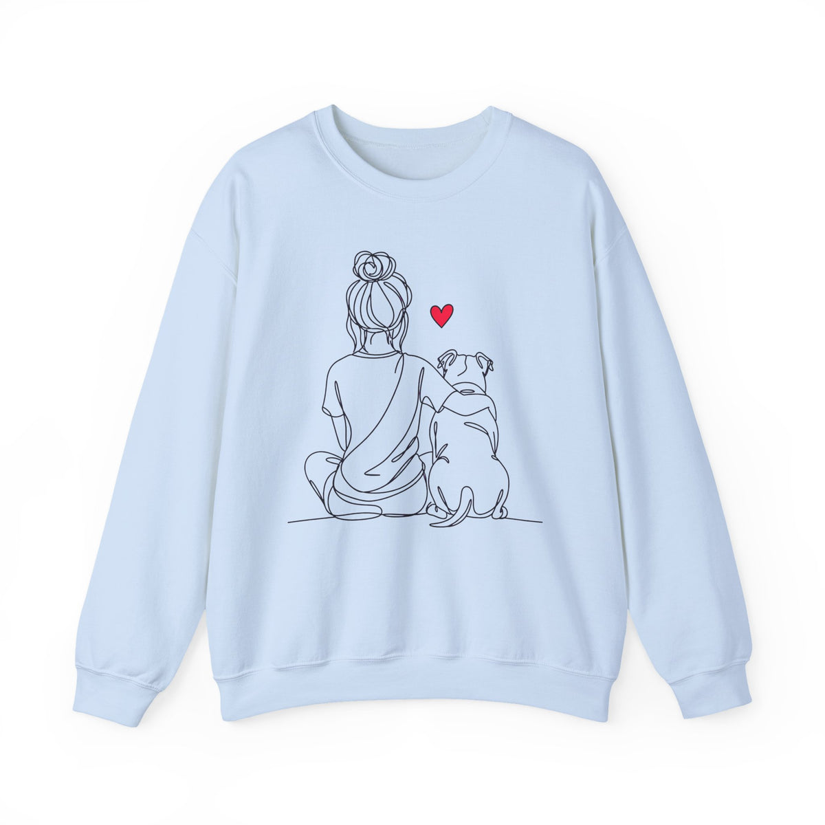 Pitbull Hug Crewneck Sweatshirt