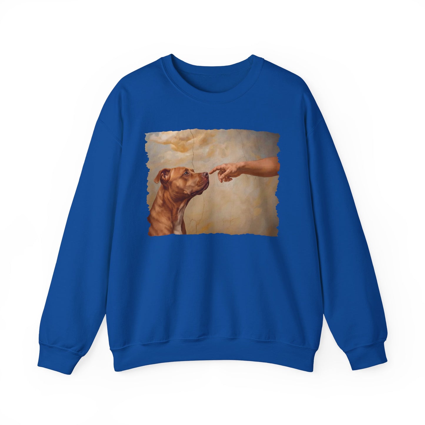Pitbull Red Nose Creation Crewneck Sweatshirt