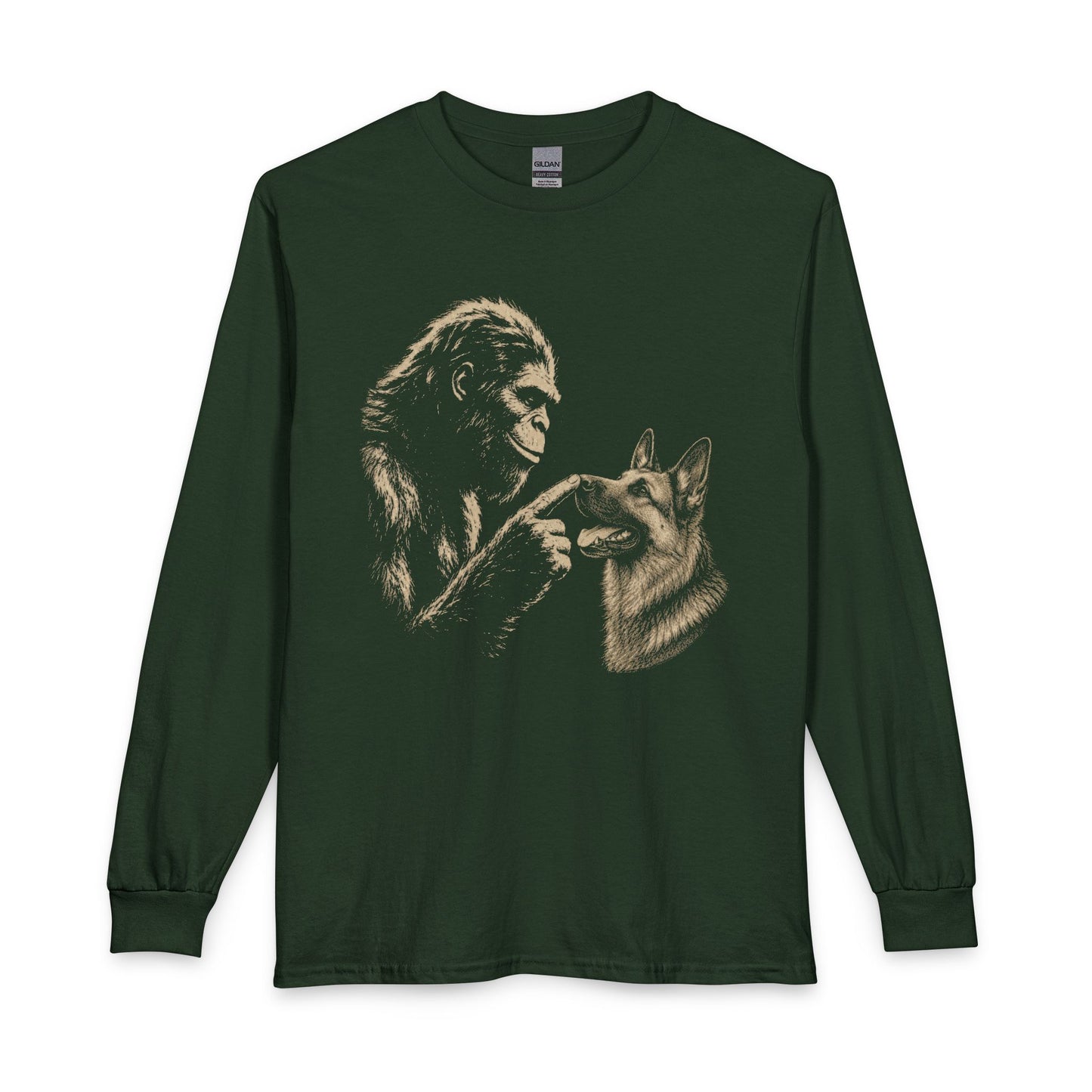 Bigfoot German Shepherd Boop Long Sleeve