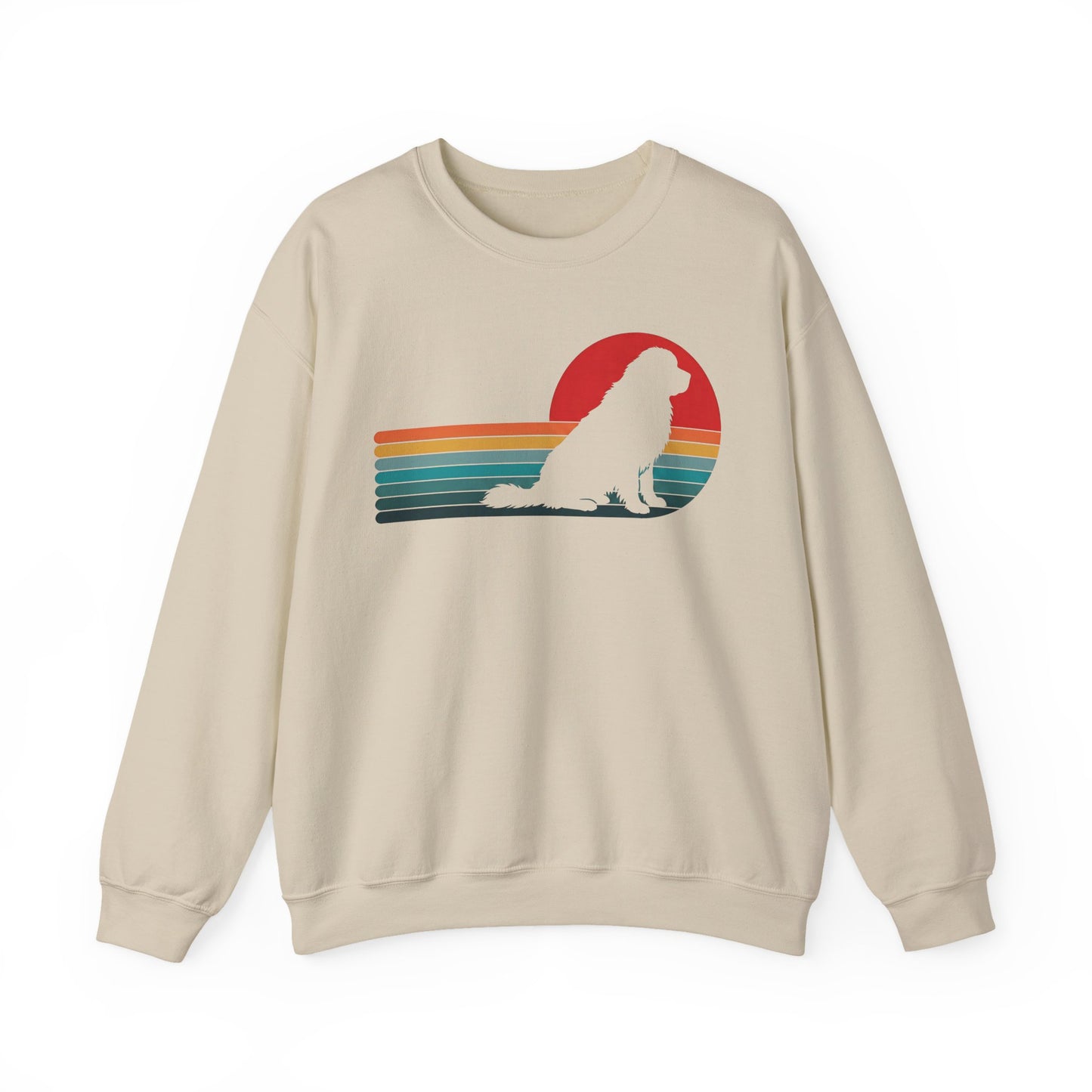 Newfoundland Retro Sunset Crewneck Sweatshirt