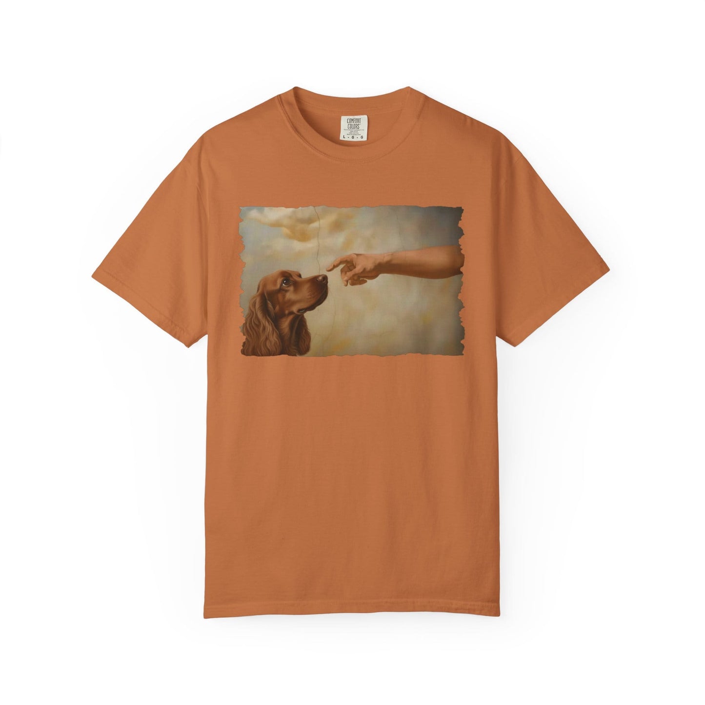 God Creates Red Cocker Spaniel Premium Tee