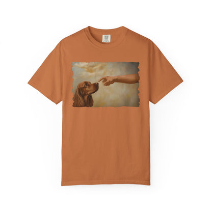 God Creates Red Cocker Spaniel Premium Tee