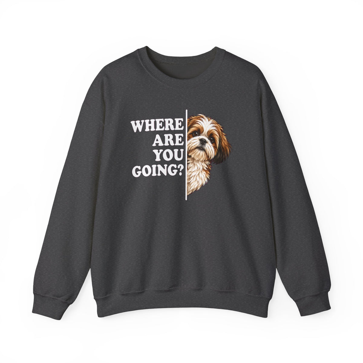 Shih Tzu Alert Crewneck Sweatshirt