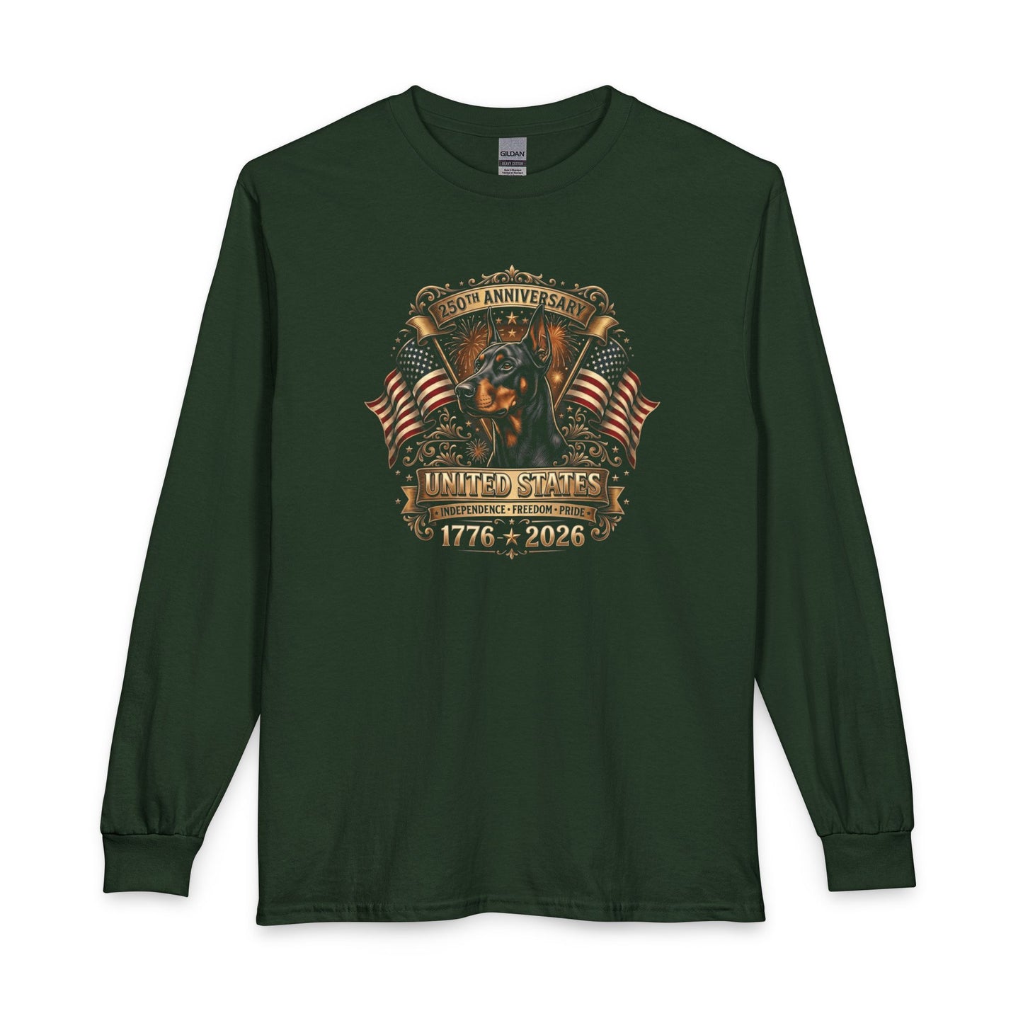 Doberman 250 USA Anniversary Long Sleeve
