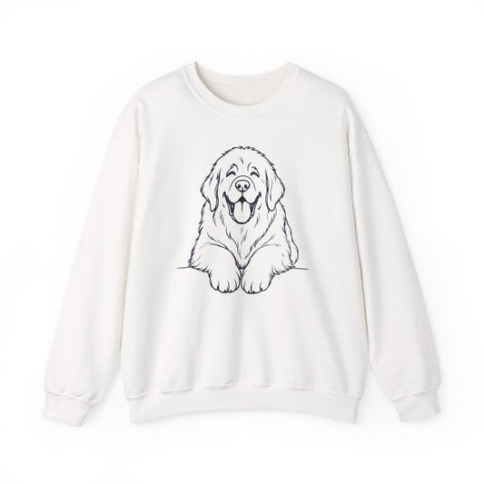 Newfoundland Lineart Crewneck Sweatshirt