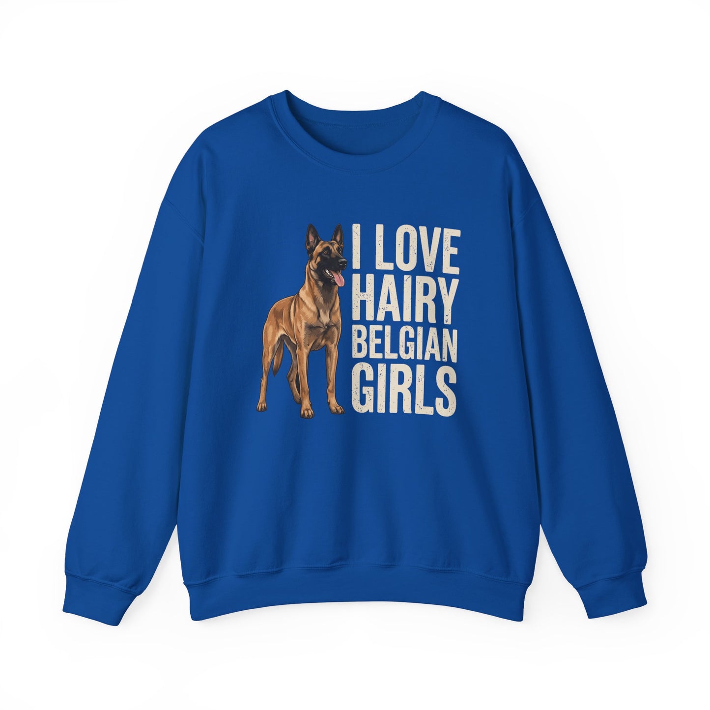 Hairy Belgian Malinois Crewneck Sweatshirt
