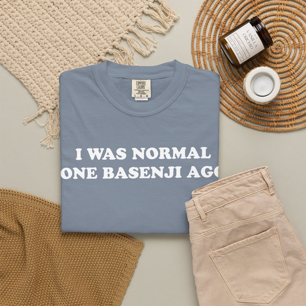 One Basenji Ago Premium Tee
