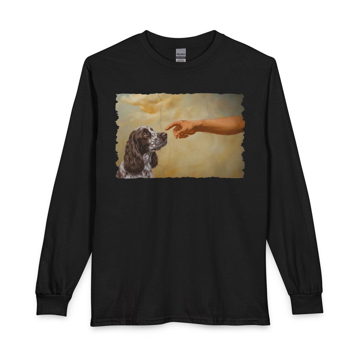 God Creates Liver Roan Cocker Spaniel Long Sleeve