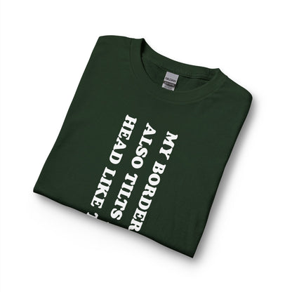 Border Collie Tilt His Head Long Sleeve