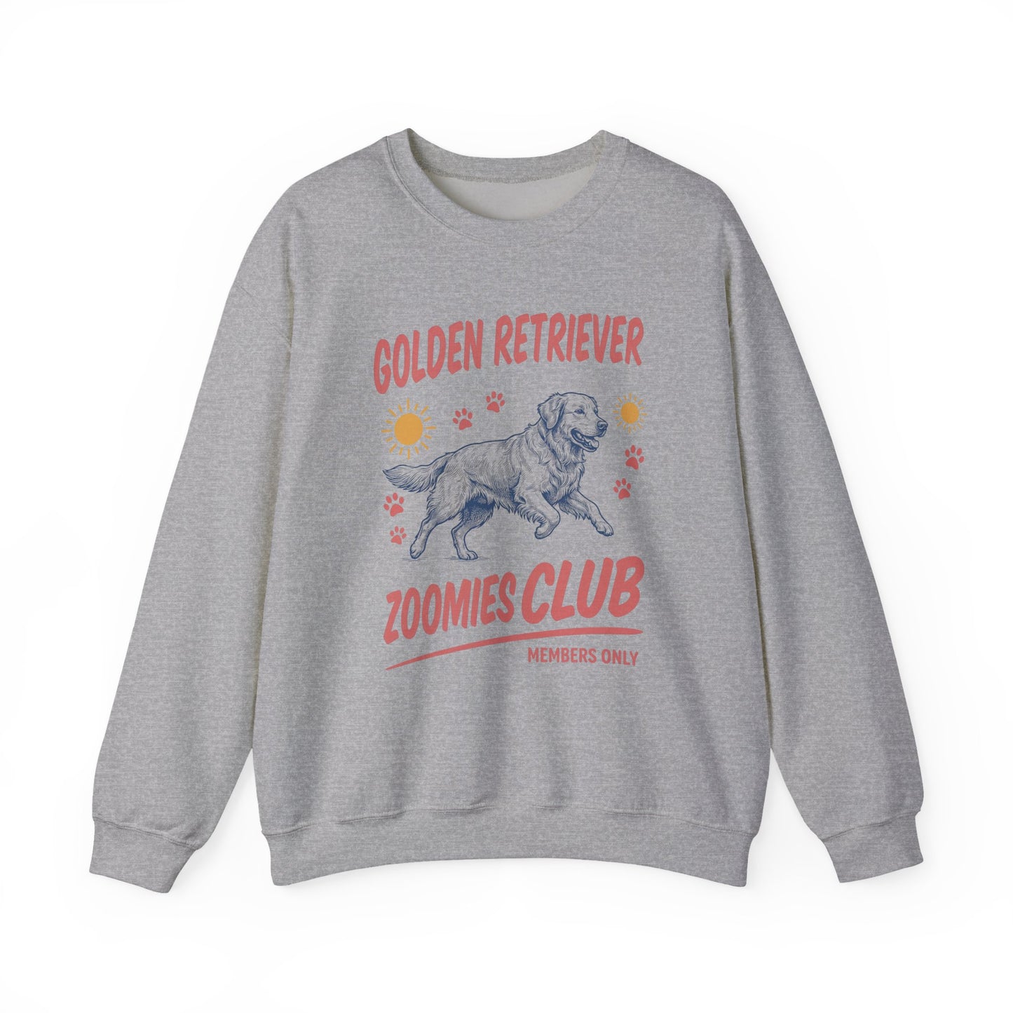 Goldie Zoomies Club Crewneck Sweatshirt Sport Grey