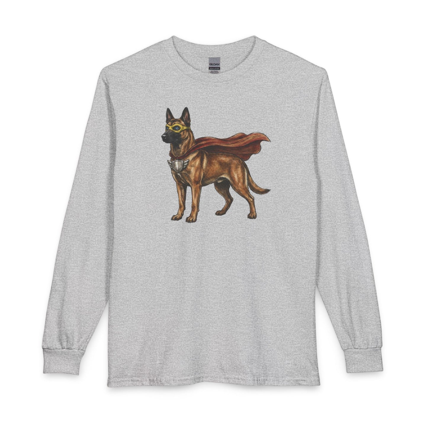 Belgian Malinois Superhero Long Sleeve