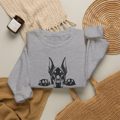 Doberman My Therapist Crewneck Sweatshirt