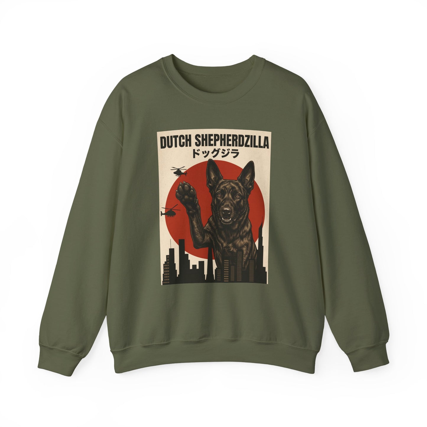 Dutch Shepherdzilla Crewneck Sweatshirt