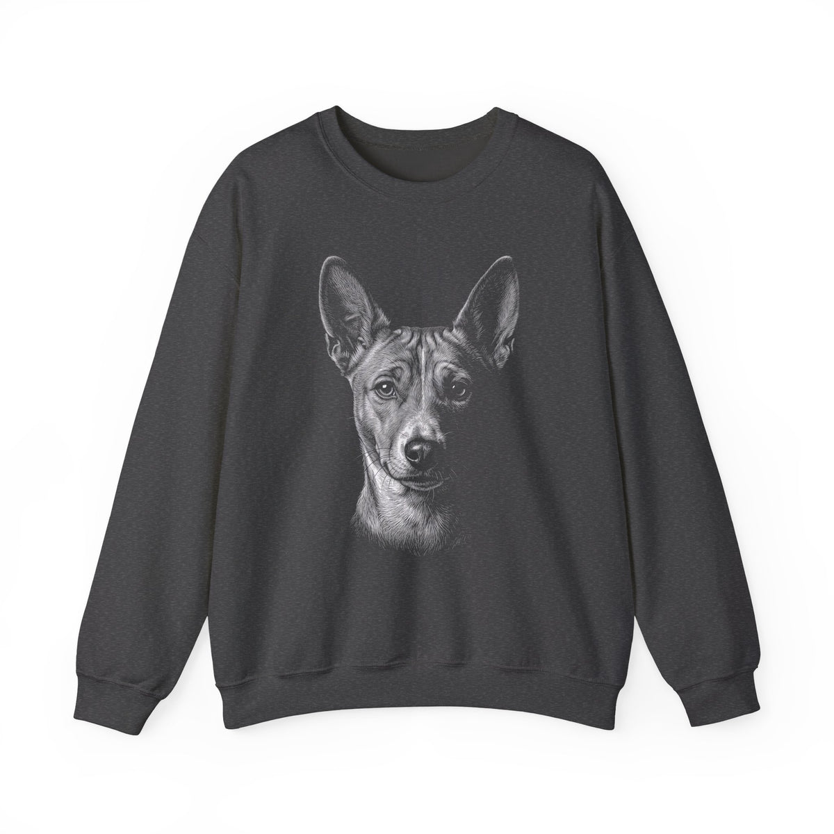 Basenji Engraved Crewneck Sweatshirt