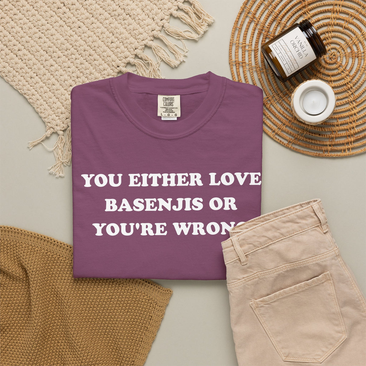 Love Basenji Premium Tee