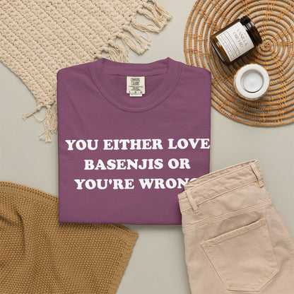 Love Basenji Premium Tee