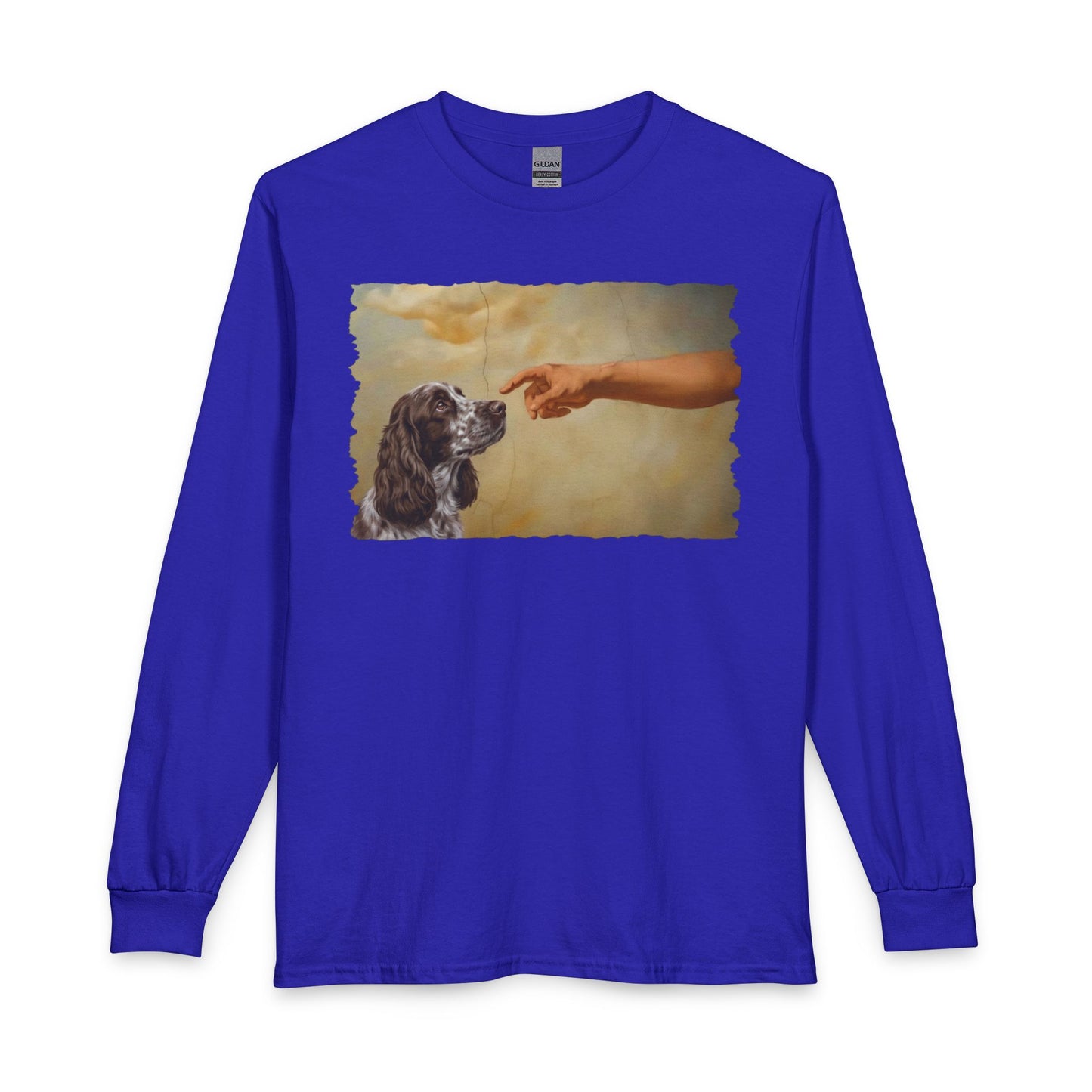 God Creates Liver Roan Cocker Spaniel Long Sleeve