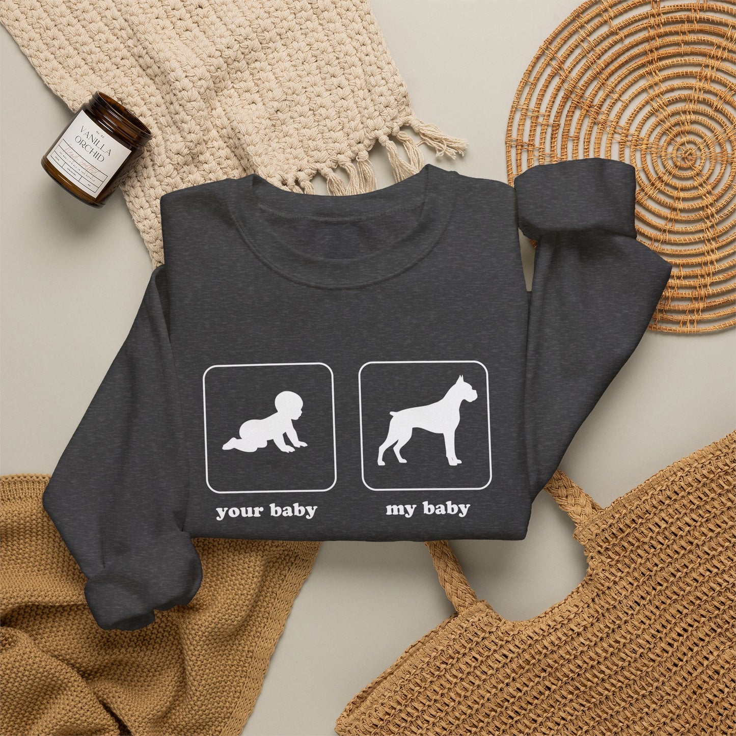 Boxer Baby Crewneck Sweatshirt