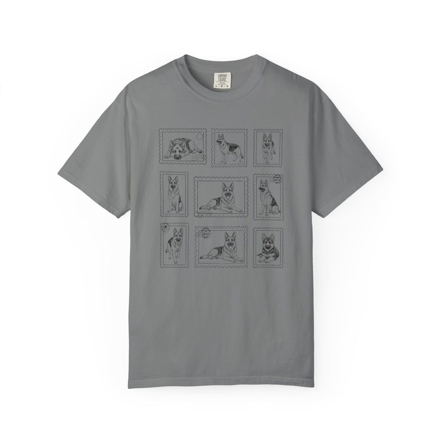 German Shepherd Stamps Premium Tee