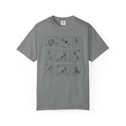 German Shepherd Stamps Premium Tee