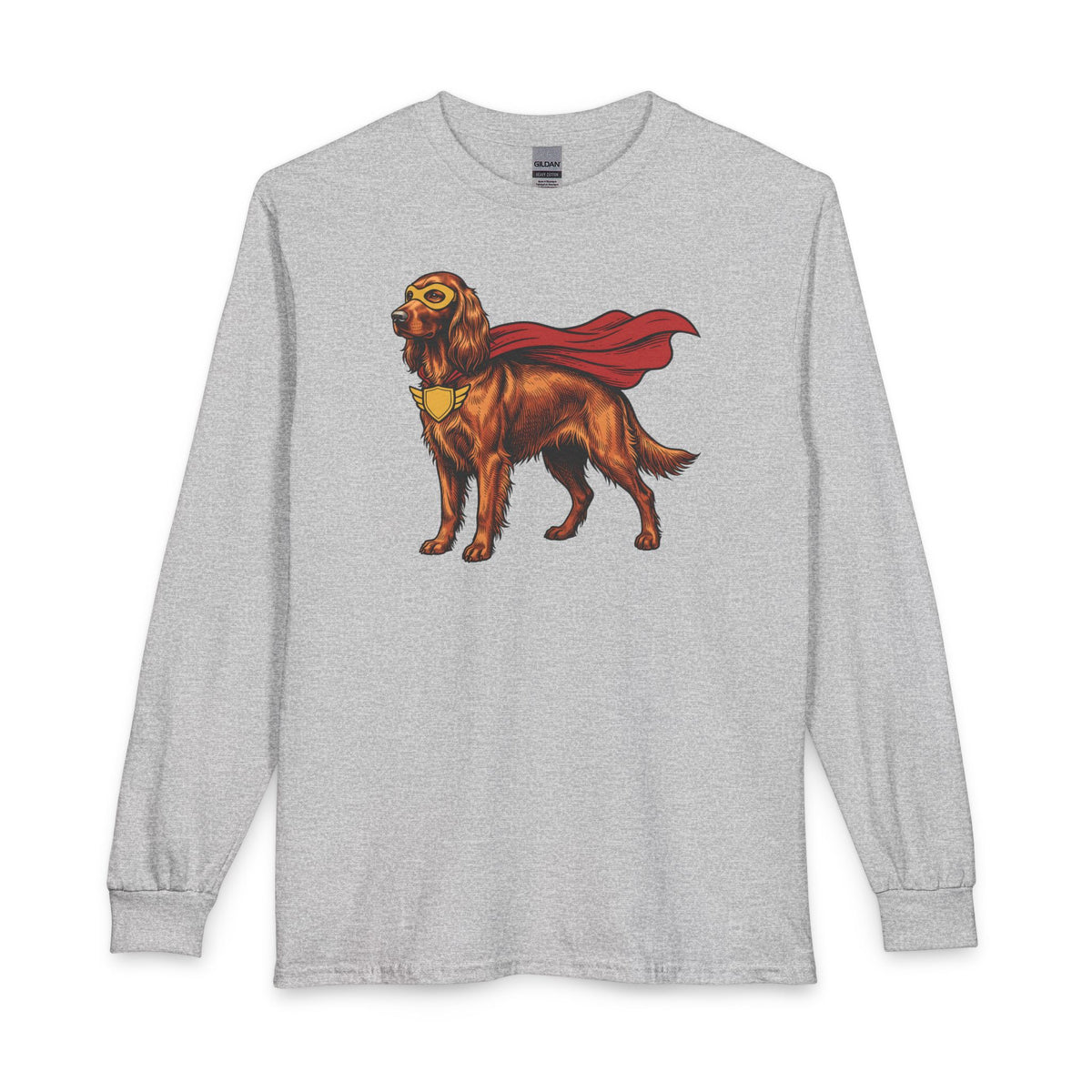 Irish Setter Superhero Long Sleeve