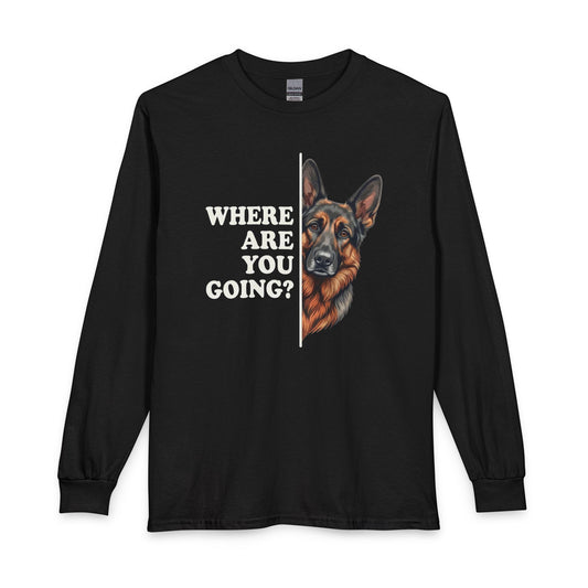 Sable German Shepherd Following Long Sleeve