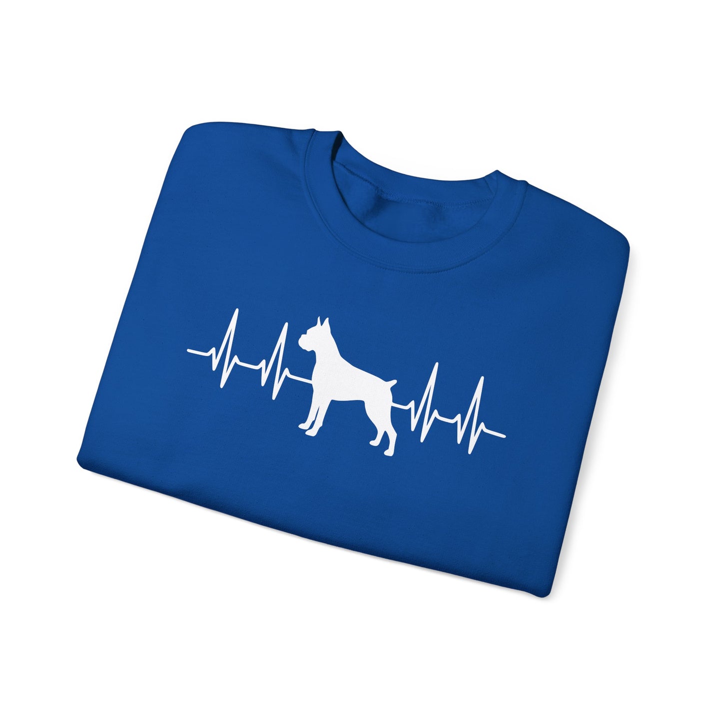 Boxer Heartbeat Crewneck Sweatshirt