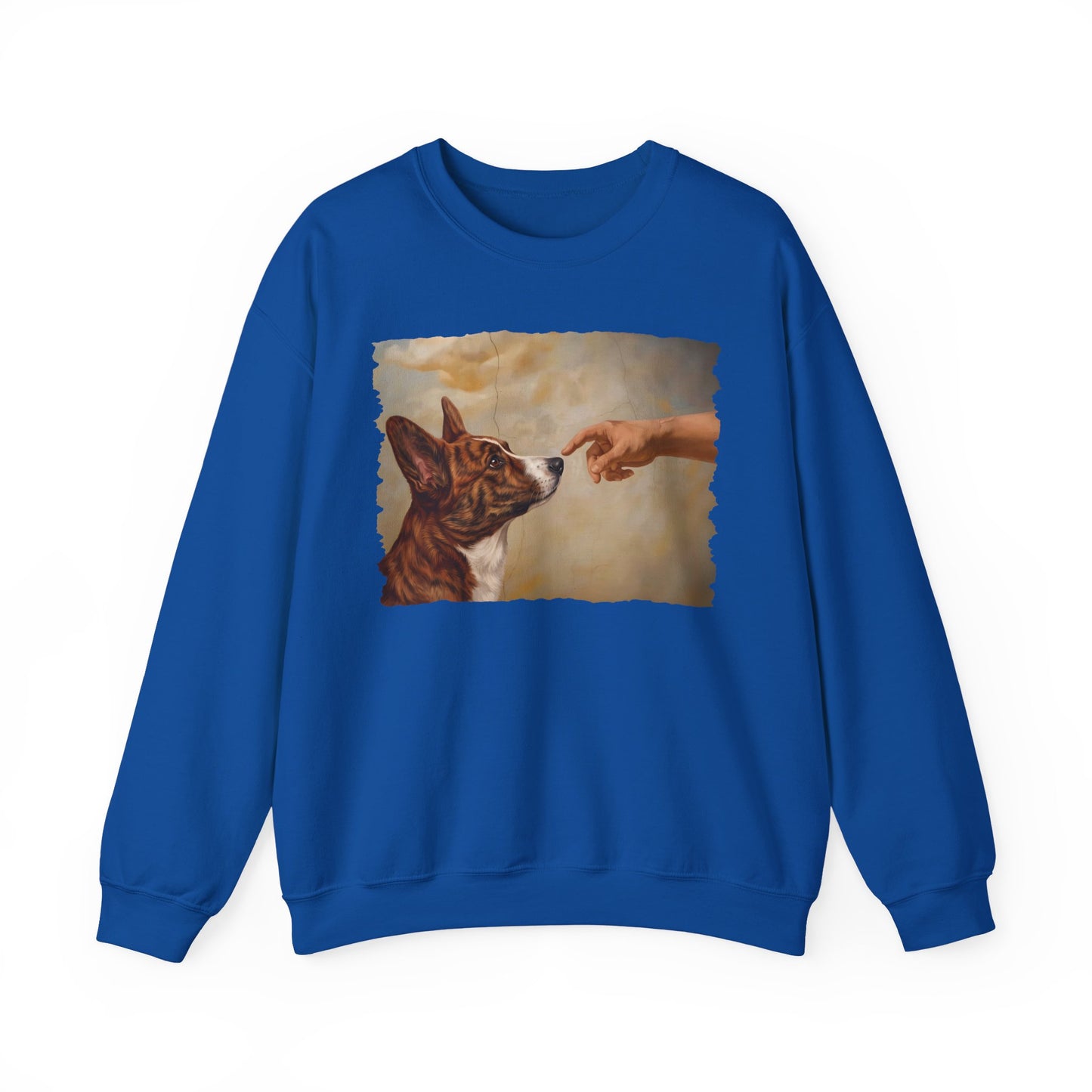 Cardigan Welsh Corgi Red Brindle Creation Crewneck Sweatshirt