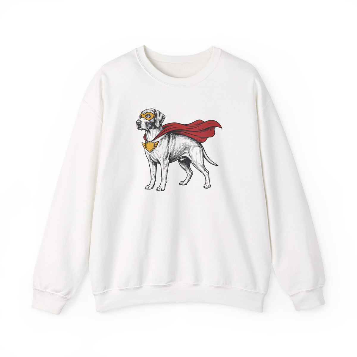 English Pointer Superhero Crewneck Sweatshirt