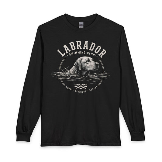 Labrador Swimming Club Long Sleeve Black