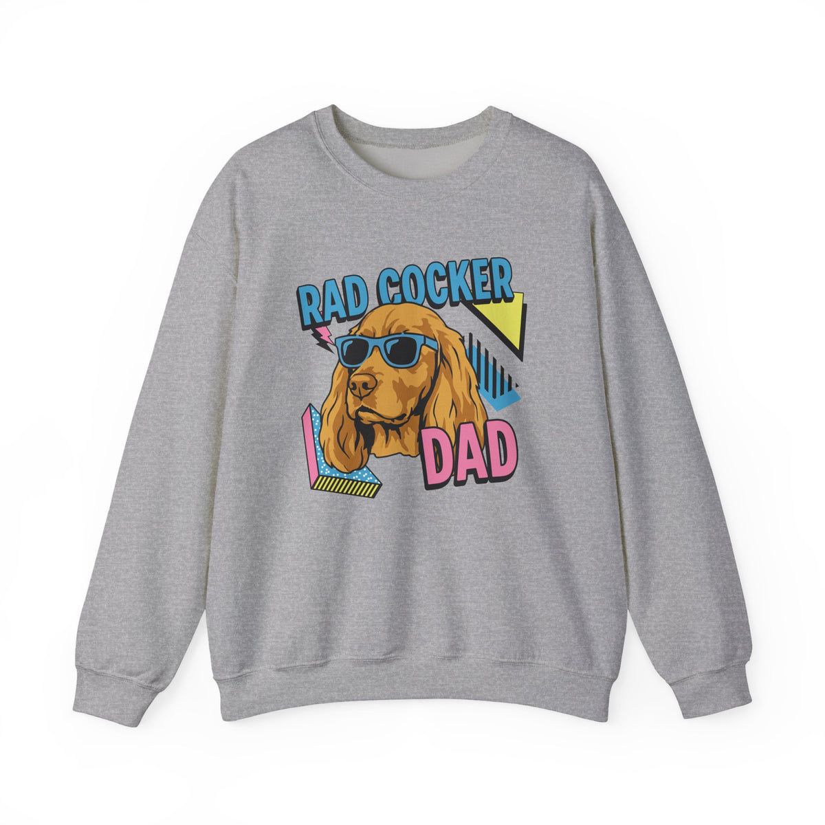 90's Rad Cocker Dad Crewneck Sweatshirt