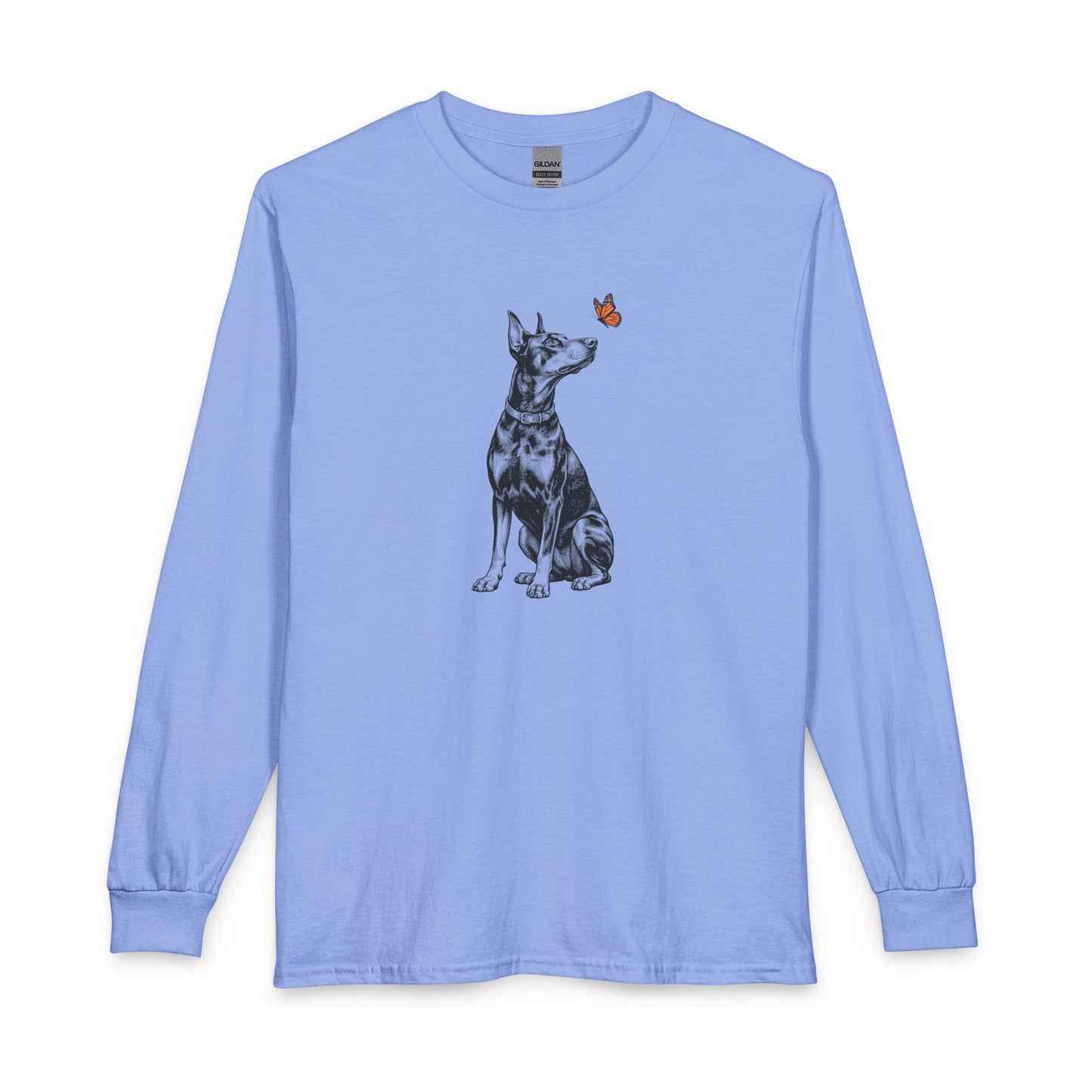 Doberman Butterfly Long Sleeve