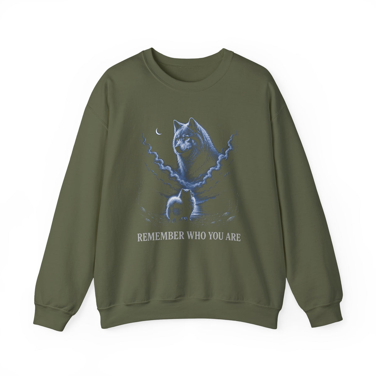 Pomeranian Origin Story Crewneck Sweatshirt