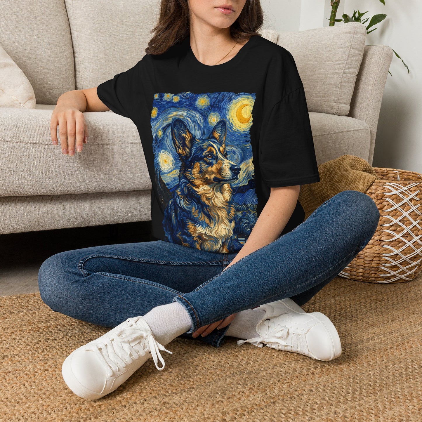 Cardigan Welsh Corgi Van Gogh