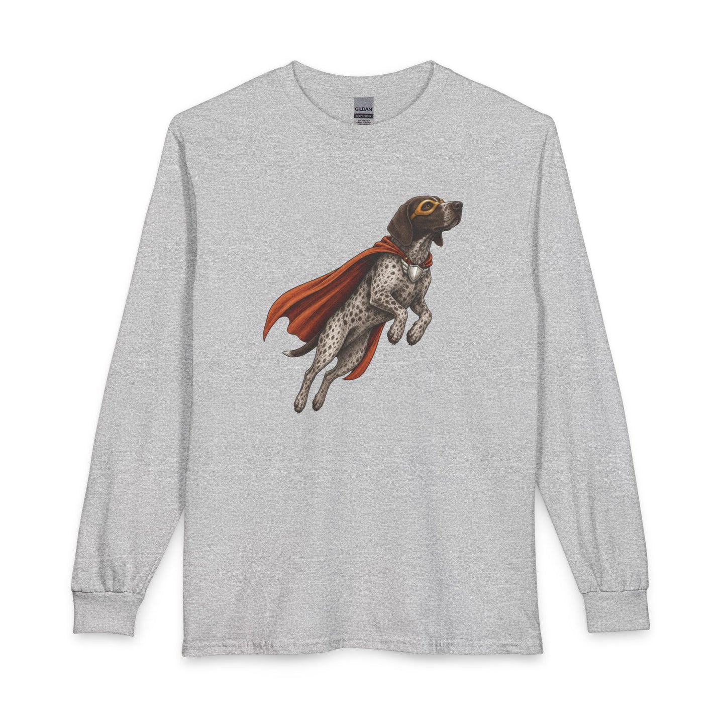 German Shorthaired  Pointer Superhero Long Sleeve