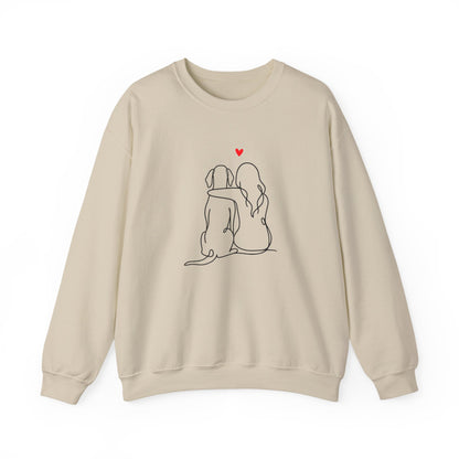 Vizsla Girl Love Crewneck Sweatshirt