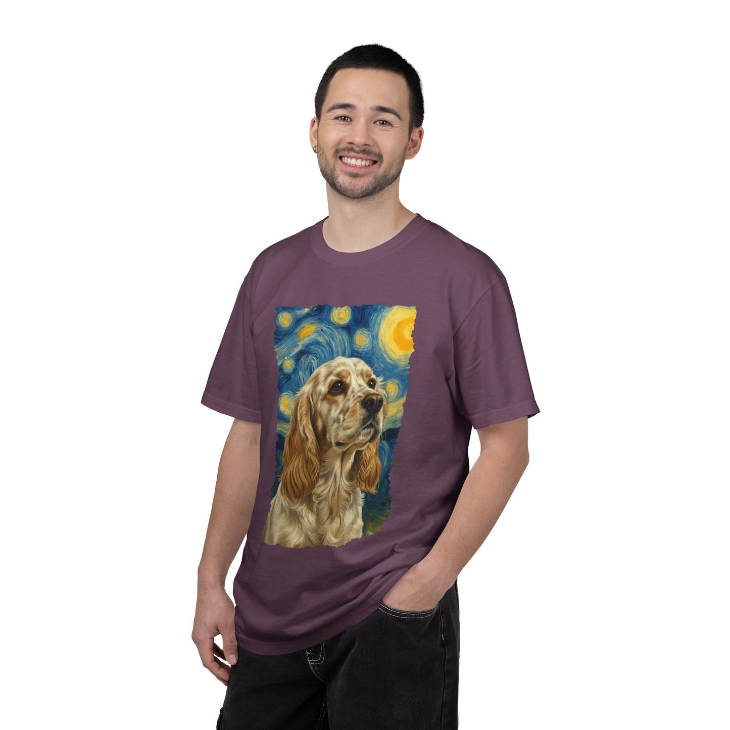 Lemon Roam Spaniel van Gogh Premium Tee