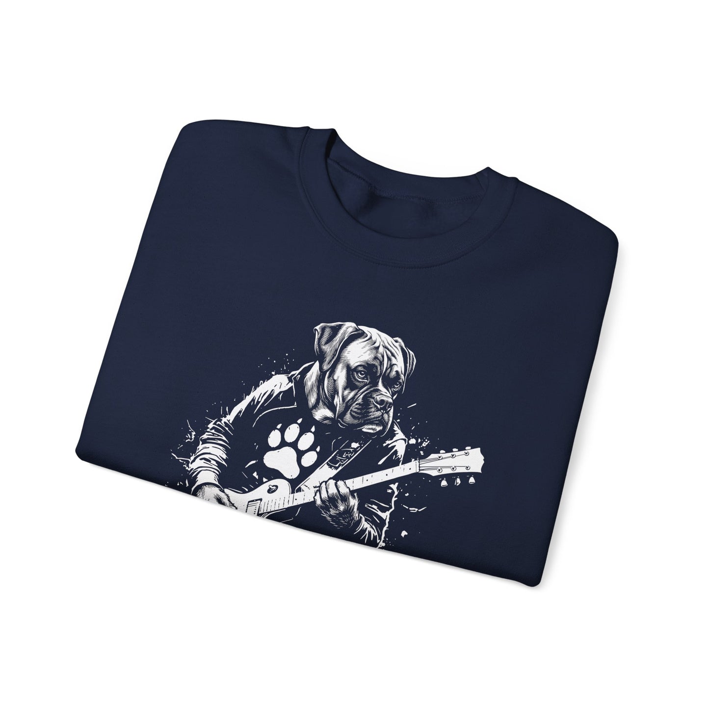 Boxer Guitar Crewneck Sweatshirt