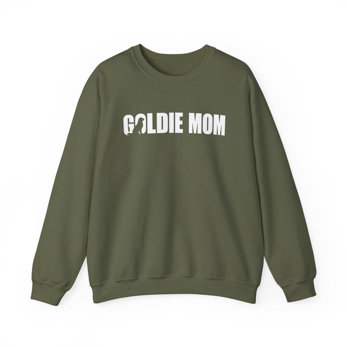 Goldie Mom Crewneck Sweatshirt Military Green