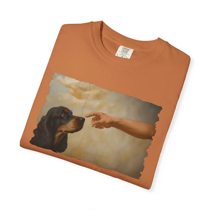 God Creates Black and Tan Cocker Premium Tee