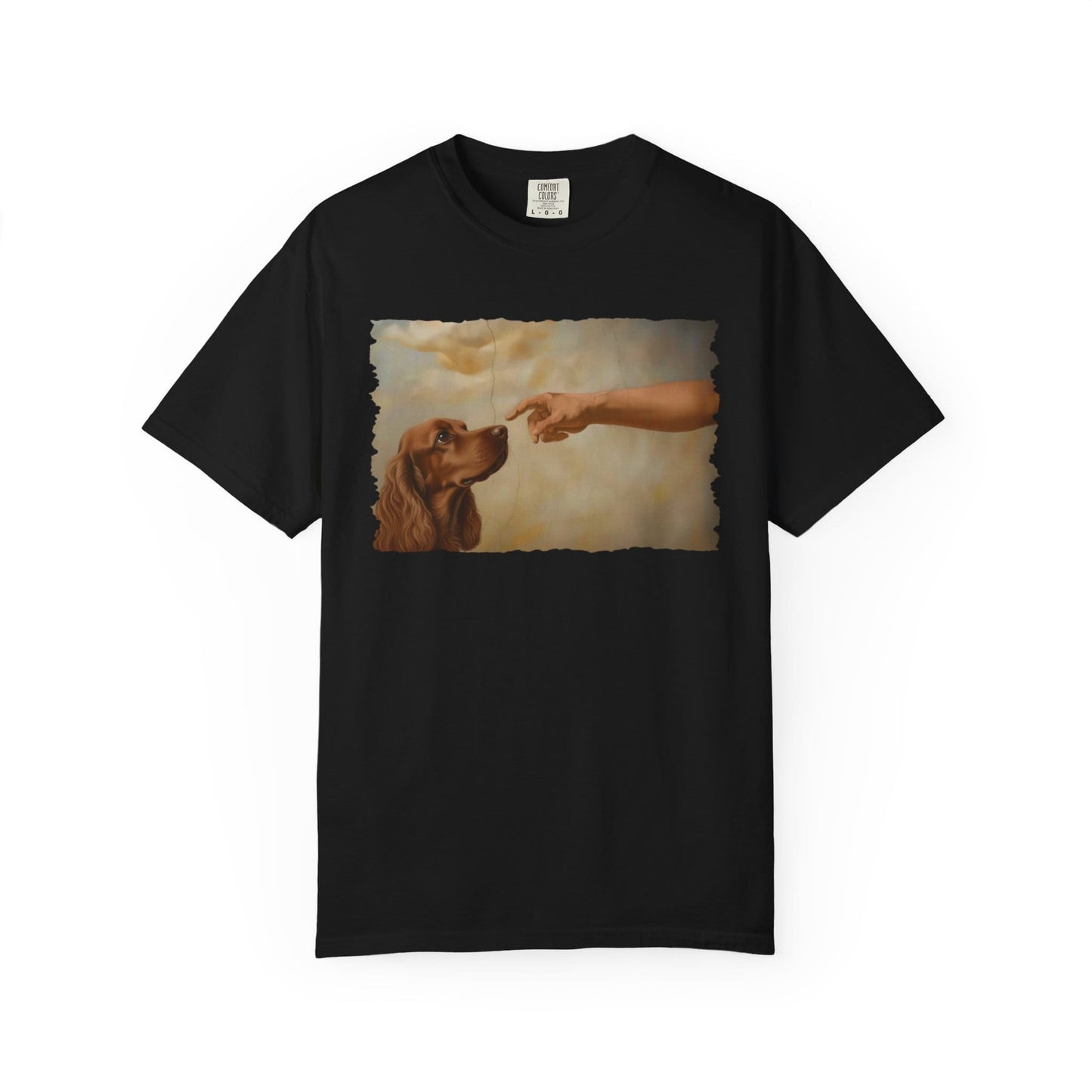 God Creates Red Cocker Spaniel Premium Tee