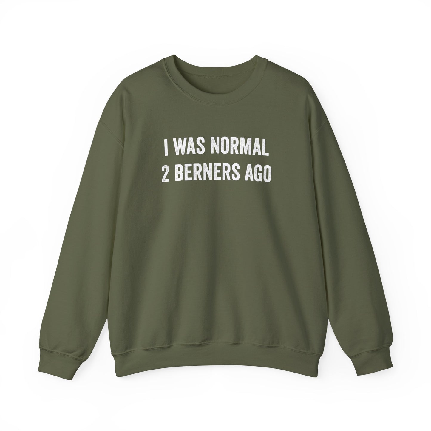 2 Berners Crewneck Sweatshirt Military Green