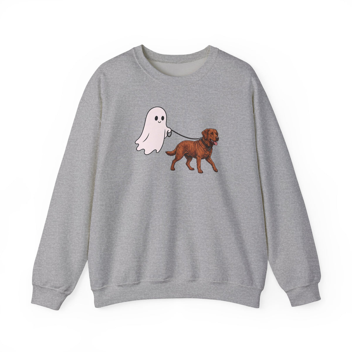 Chesapeake Bay Retriever Ghost Walk Crewneck Sweatshirt