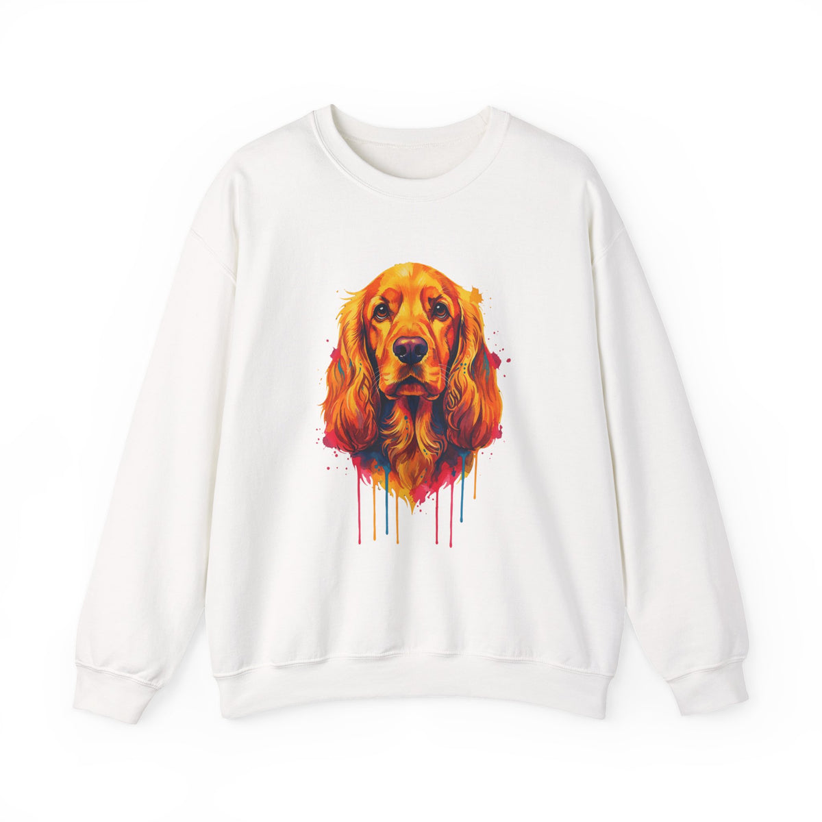 Cocker Spaniel Painting Crewneck Sweatshirt