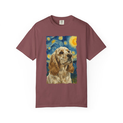 Lemon Roam Spaniel van Gogh Premium Tee