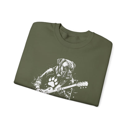 Boxer Guitar Crewneck Sweatshirt
